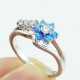 Flower Design Opal Ring
