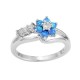 Flower Design Opal Ring Flower Design Opal Ring