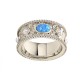 Blue Opal Pearl Ring
