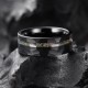 8mm Opal Inlaid Black Tungsten Carbide Wedding Ring 8mm Opal Inlaid Black Tungsten Carbide Wedding Ring