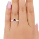 Claddagh Heart Promise Ring Lab Created Black Opal Sterling Silver Ring Claddagh Heart Promise Ring Lab Created Black Opal Sterling Silver Ring