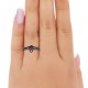Black Tone 925 Sterling Silver Claddagh Promise Ring Lab Created Heart Black Opal Ring Black Tone 925 Sterling Silver Claddagh Promise Ring Lab Created Heart Black Opal Ring