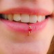 Red Opal Gold Helix Hoop Fire Opal Nose Ring Body Ring Red Opal Gold Helix Hoop Fire Opal Nose Ring Body Ring