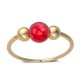 Red Opal Gold Helix Hoop Fire Opal Nose Ring Body Ring Red Opal Gold Helix Hoop Fire Opal Nose Ring Body Ring