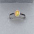 Oval Cut Natural Fire Opal Solitaire Silver Women's Engagement Ring