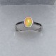 Oval Cut Natural Fire Opal Solitaire Silver Women's Engagement Ring Oval Cut Natural Fire Opal Solitaire Silver Women's Engagement Ring