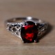 Red Colored Fire Natural Opal Ring Red Colored Fire Natural Opal Ring