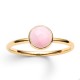14K Yellow Gold Pink Opal Ring October Birthstone 14K Yellow Gold Pink Opal Ring October Birthstone