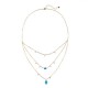 Three Triple Layered Opal Necklace Three Triple Layered Opal Necklace