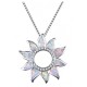 Sunflower Opal Chain Necklace Sunflower Opal Chain Necklace