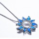 Sunflower Opal Chain Necklace