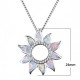 Sunflower Opal Chain Necklace Sunflower Opal Chain Necklace