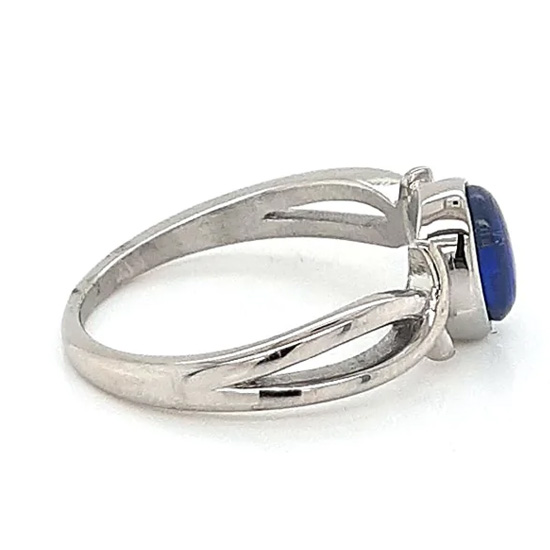Australian Black Opal Ring Stainless Steel Australian Black Opal Ring Stainless Steel